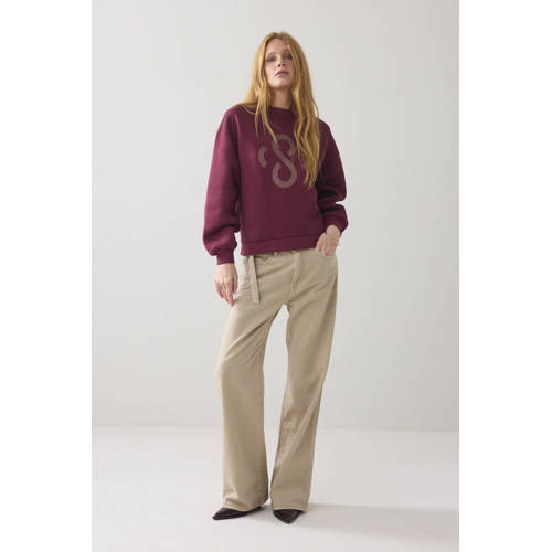 Summum sweater donkerrood afbeelding