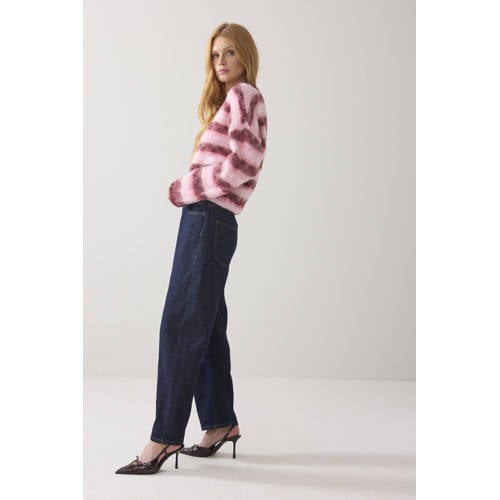 Summum barrel jeans dark blue denim afbeelding