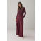 Summum jersey top donkerrood