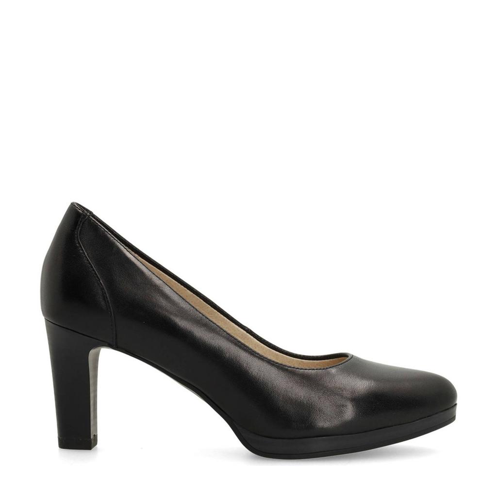 Zwarte dames No Stress leren pumps