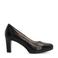 No Stress leren pumps zwart