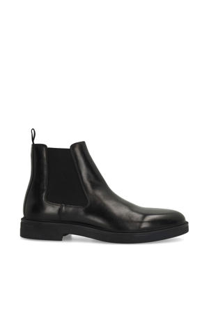 leren chelsea boots zwart