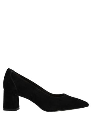 suède pumps zwart