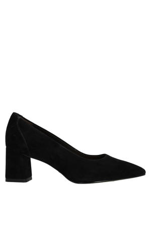 suède pumps zwart
