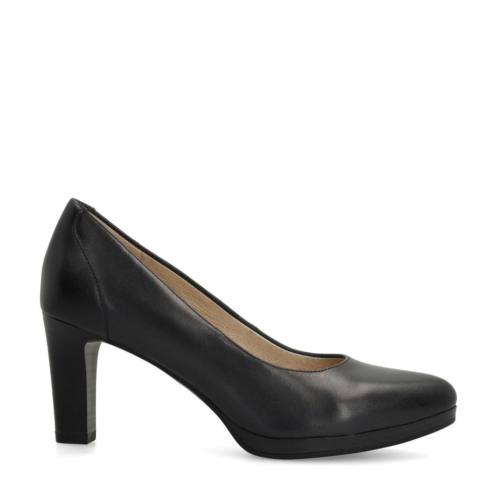 Donkerblauwe dames No Stress leren pumps