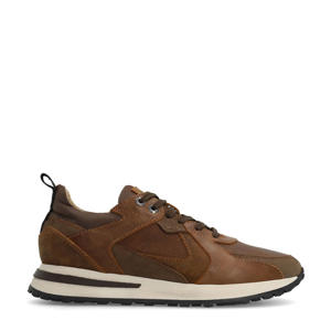 nubuck sneakers cognac