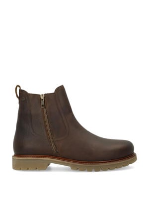 leren enkelboots bruin