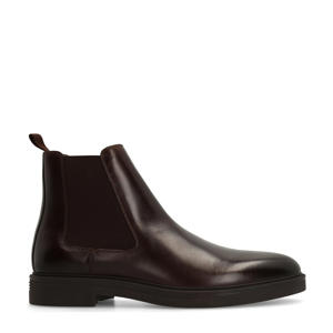 leren chelsea boots bruin