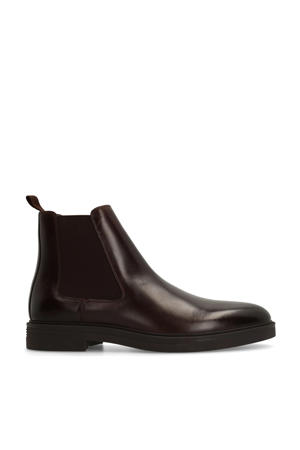 leren chelsea boots bruin