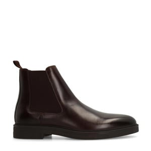 leren chelsea boots bruin