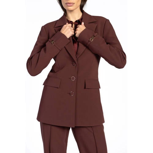 Aaiko regular blazer bruin afbeelding