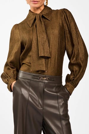 satijnen blouse