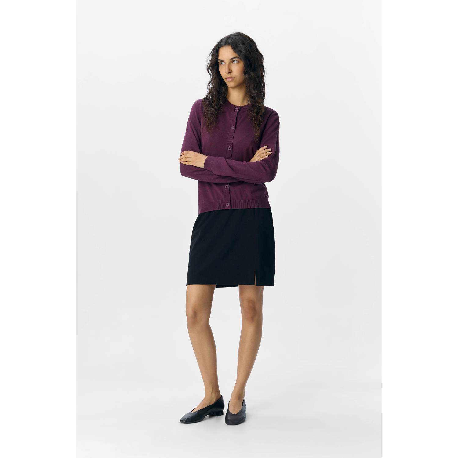 OBJECT vest gebreid