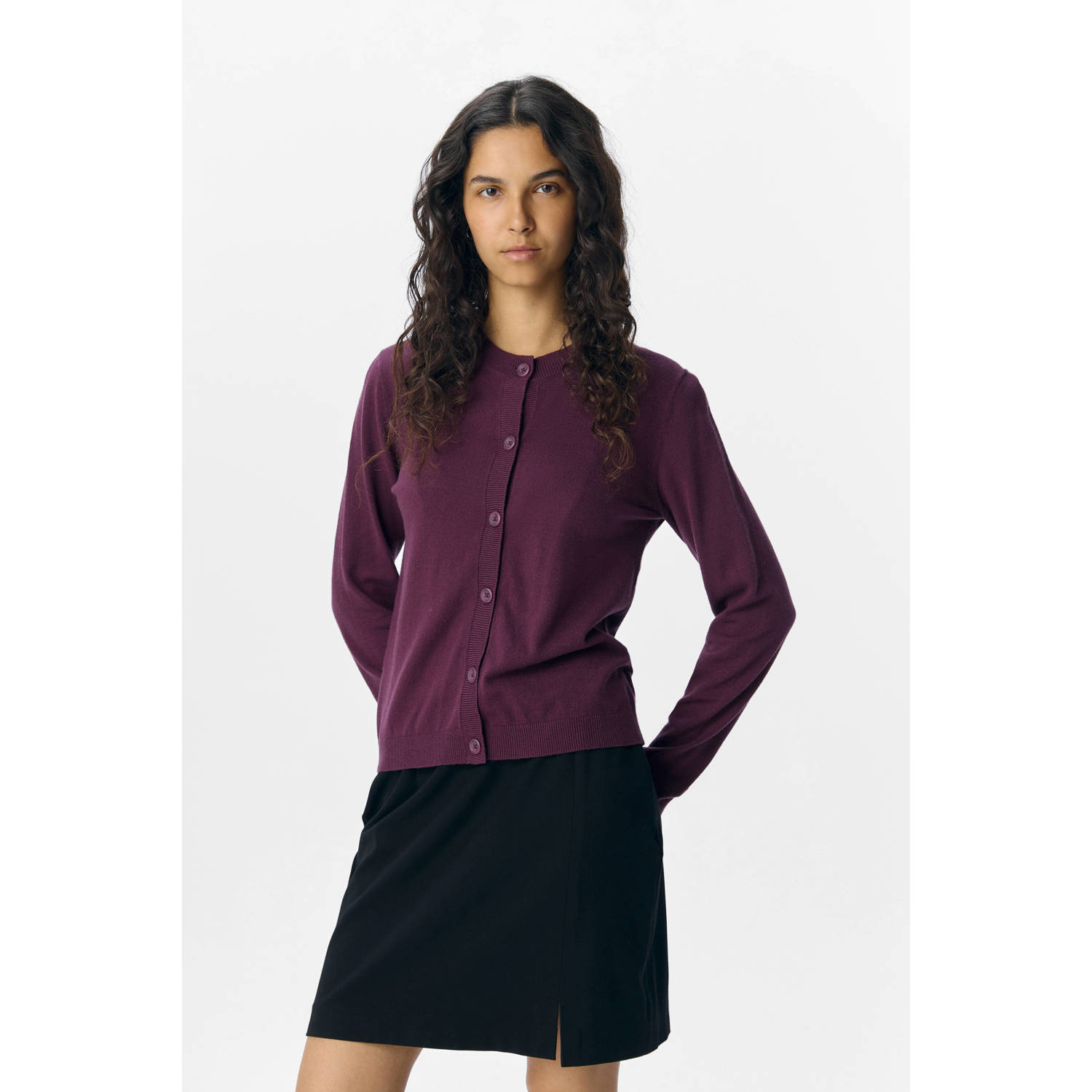 OBJECT vest gebreid