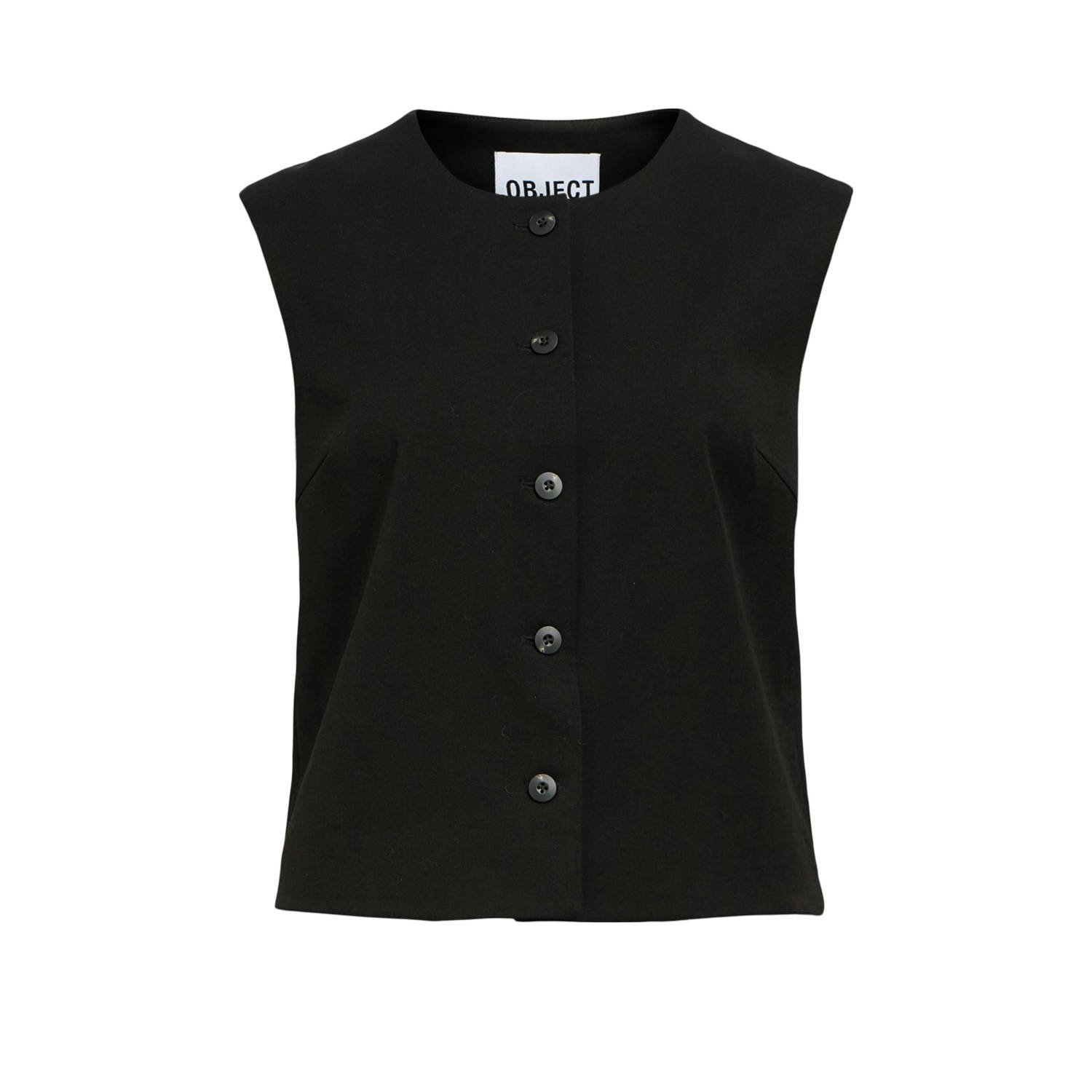 OBJECT gilet zwart