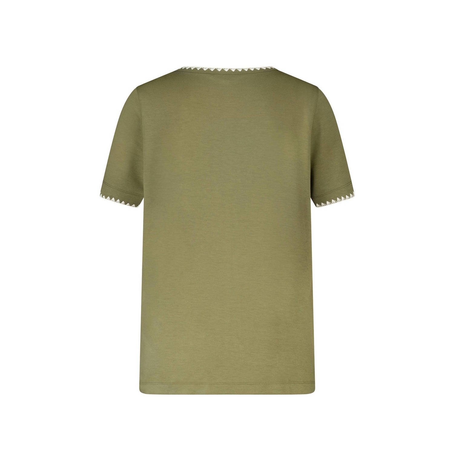 MS Mode T-shirt kaki