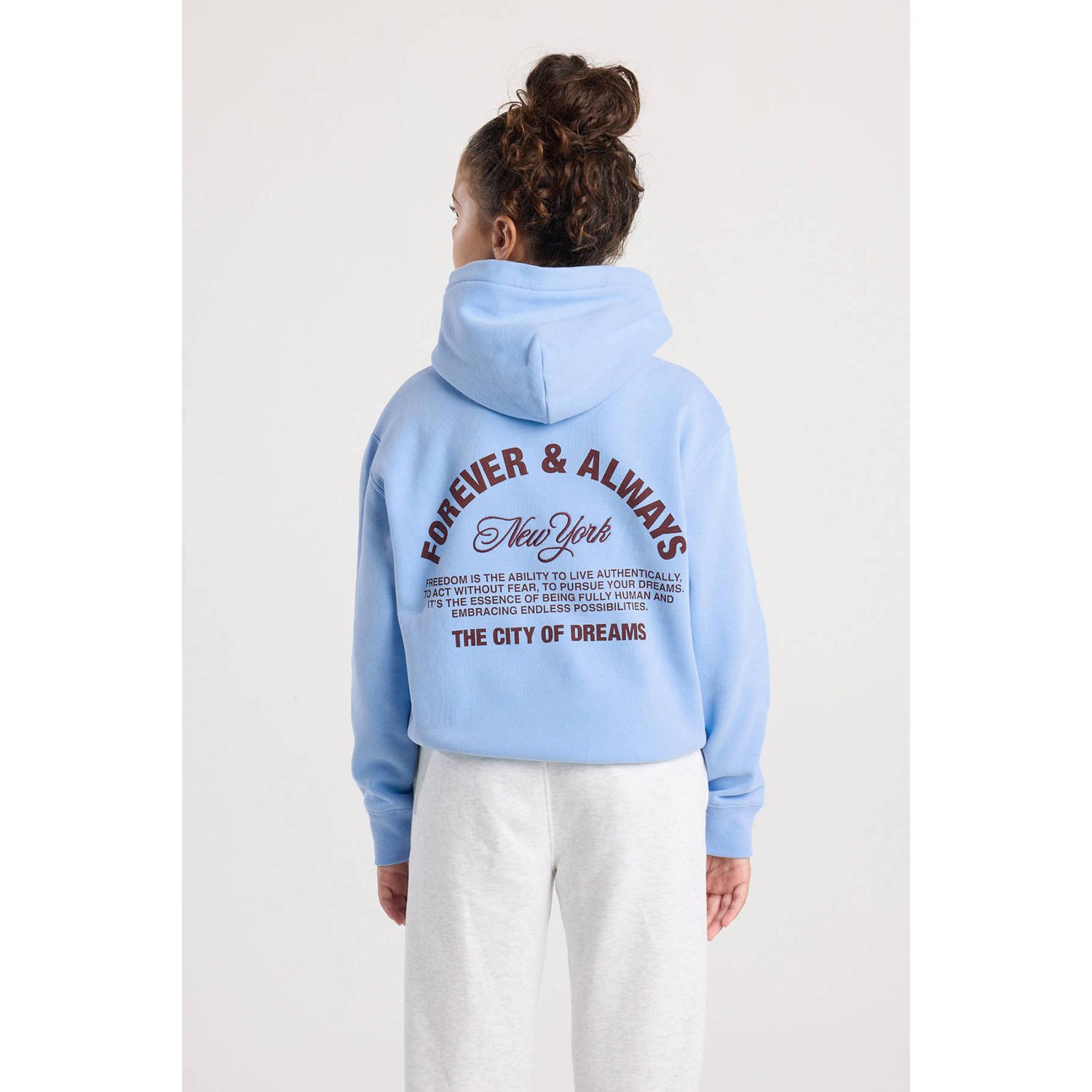 America Today hoodie blauw