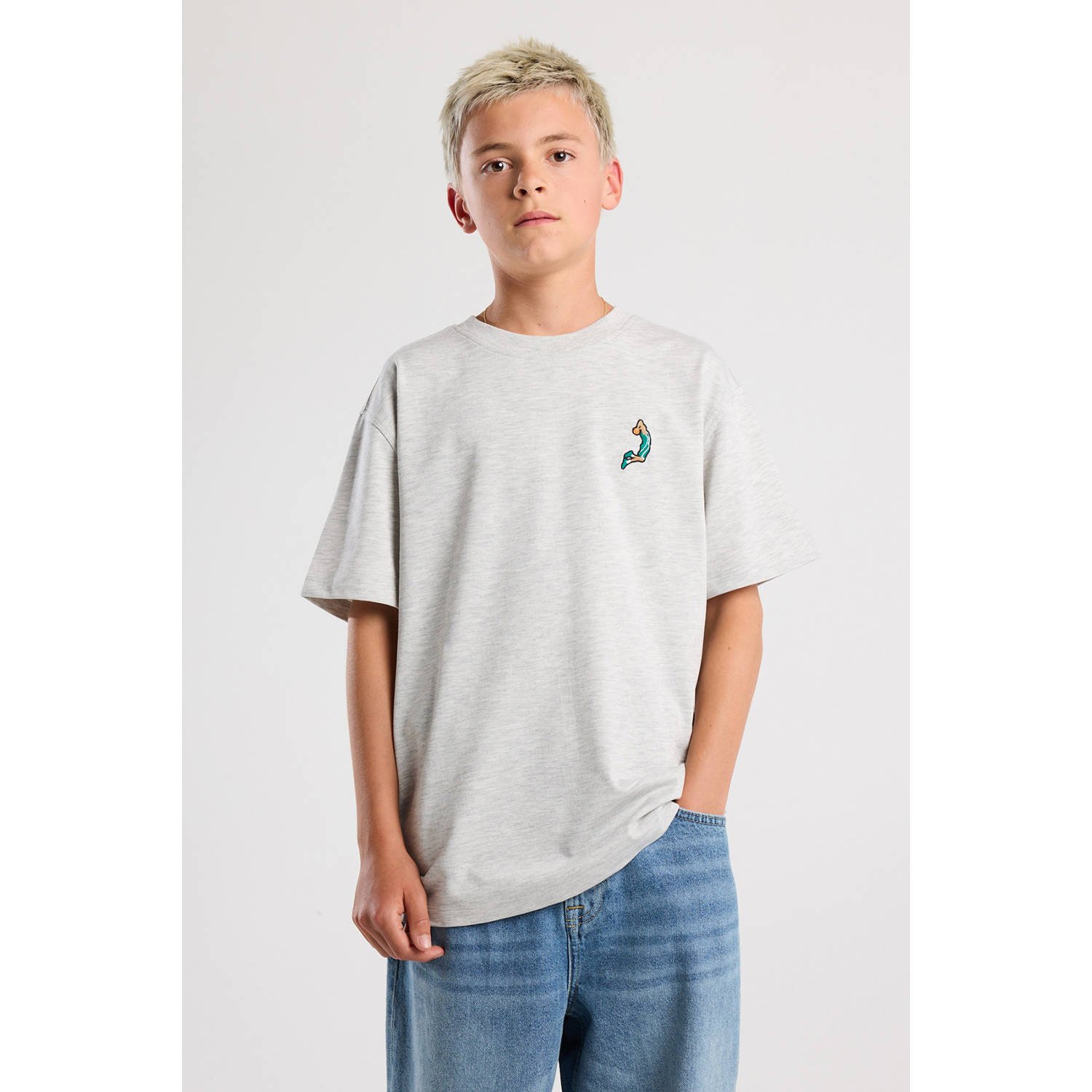 America Today T-shirt grijs