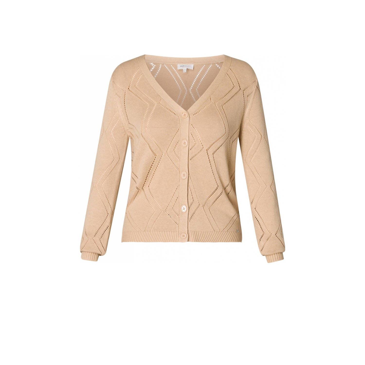 Ivy Beau cardigan beige ajour