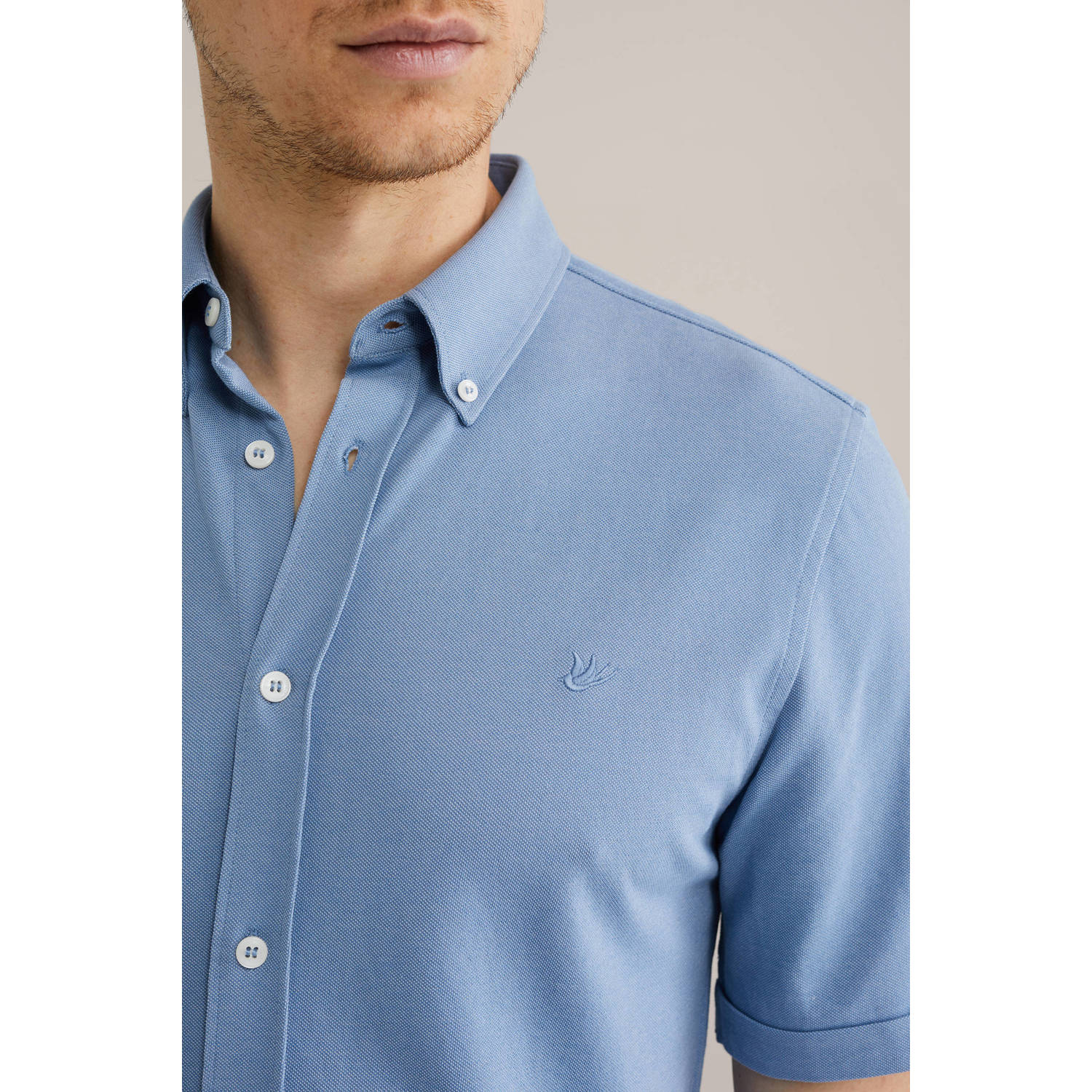 WE Fashion casual overhemd lavendel