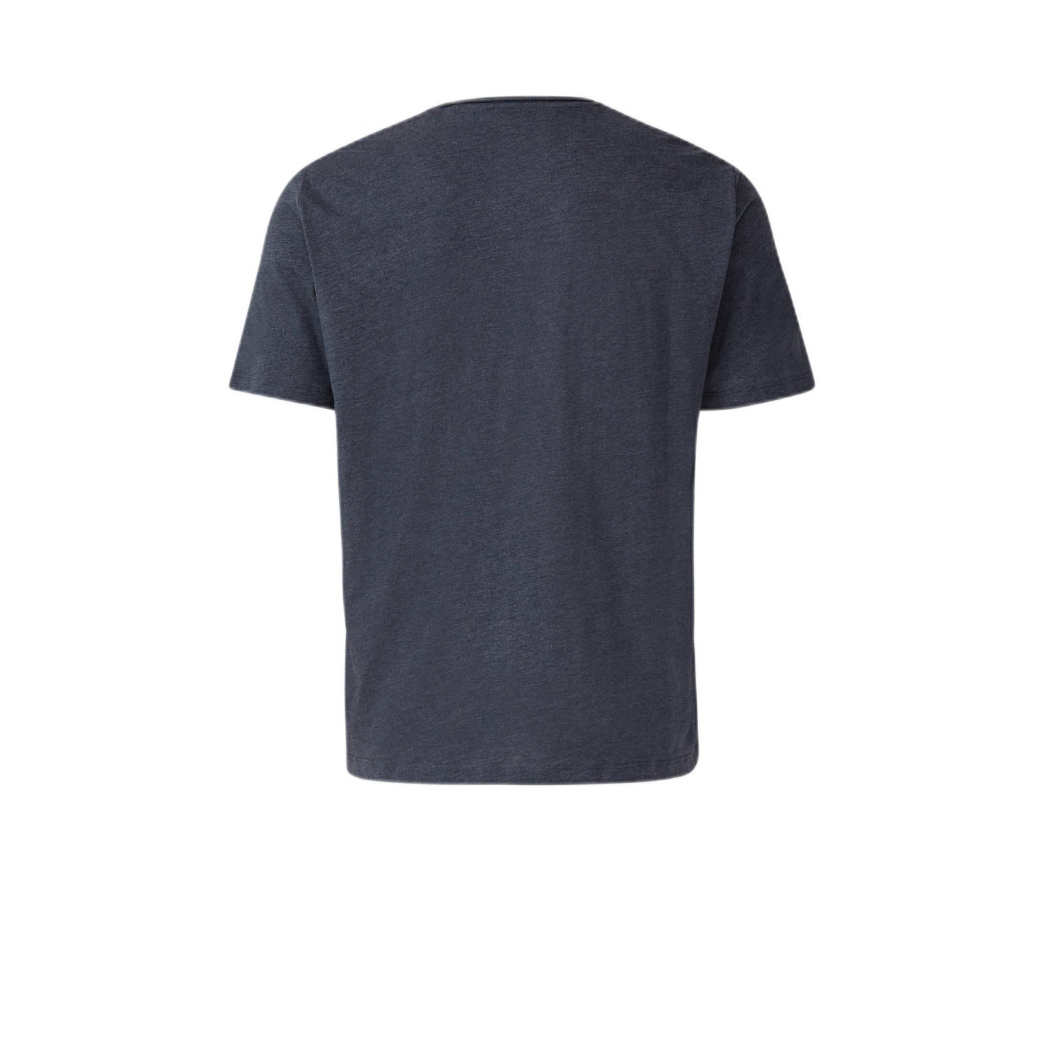 s.Oliver Big Size regular T-shirt donkerblauw