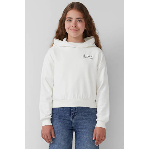 s.Oliver hoodie ecru afbeelding