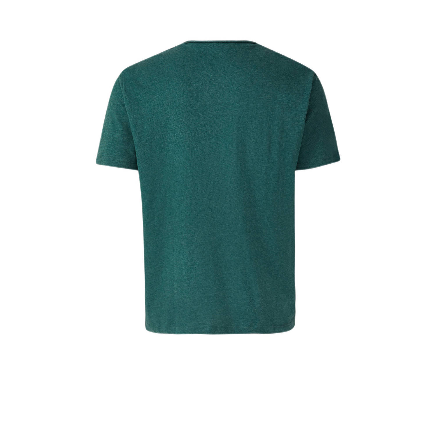 s.Oliver Big Size regular T-shirt donkergroen