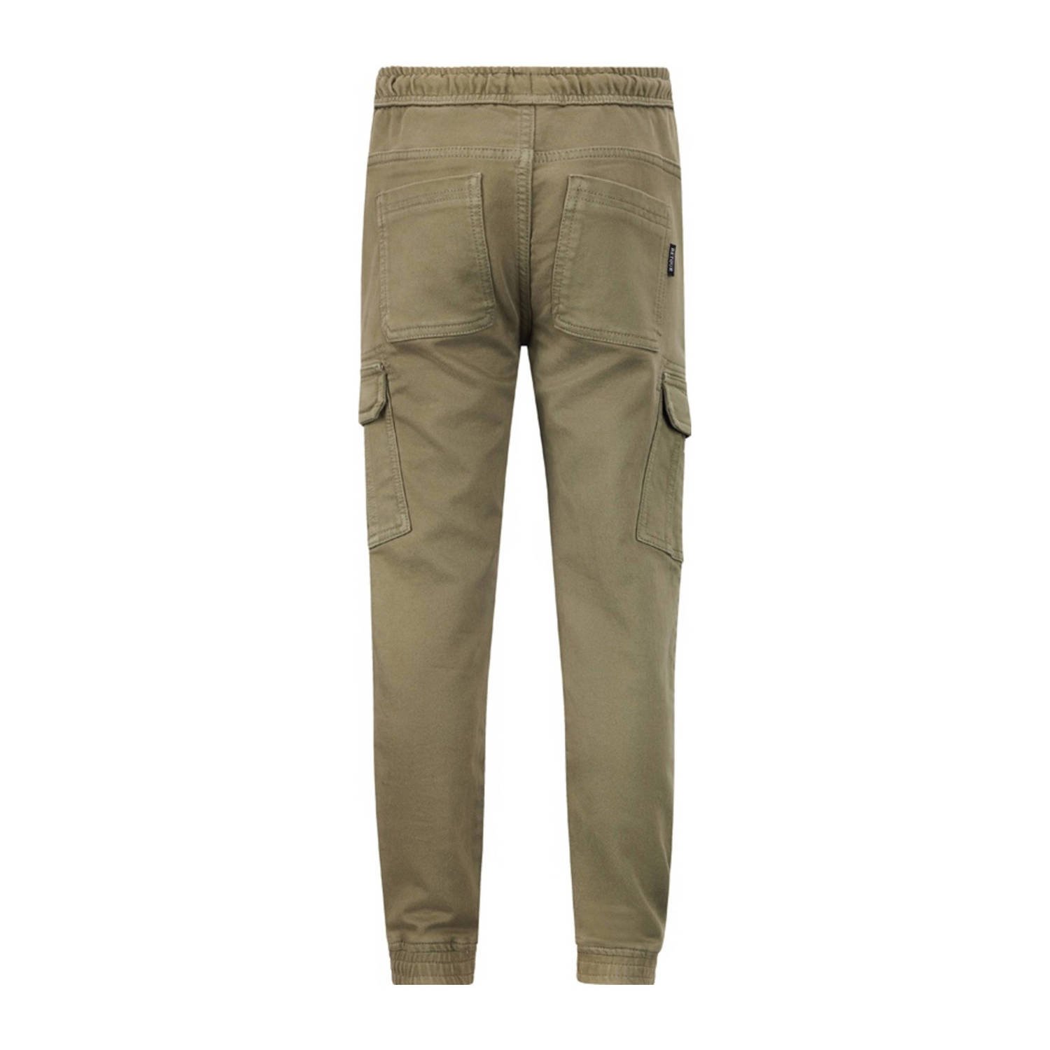 Retour Jeans regular cargo broek groen