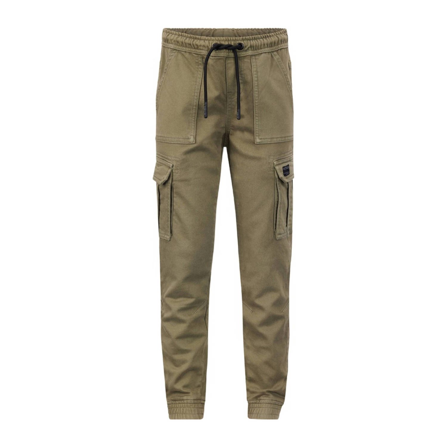 Retour Jeans regular cargo broek groen