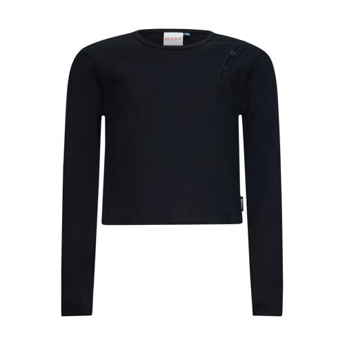 Retour Jeans longsleeve zwart rib gebreid afbeelding