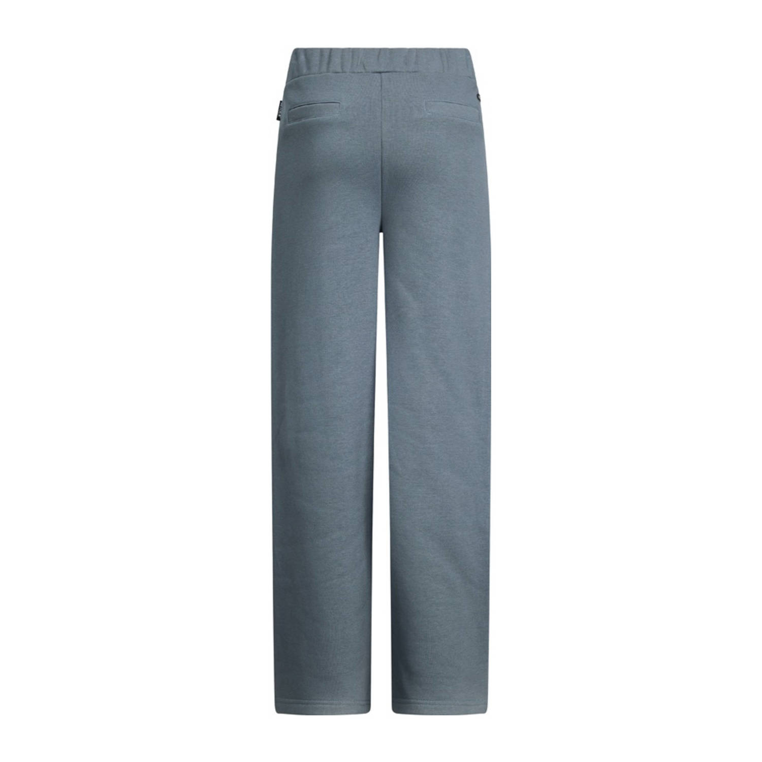 Retour Jeans wide leg casual broek grijs