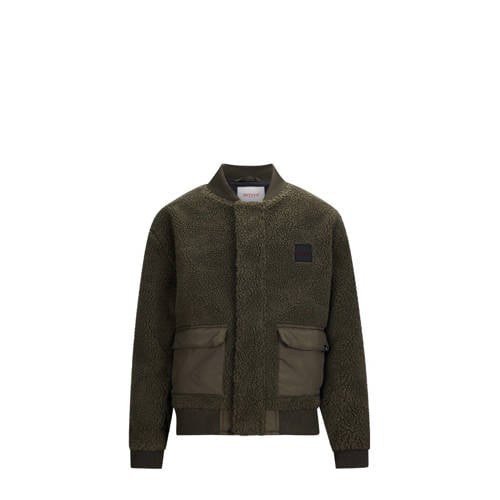 Retour Jeans teddy jas olijfgroen afbeelding