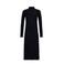 Retour Jeans maxi jurk rib gebreid zwart