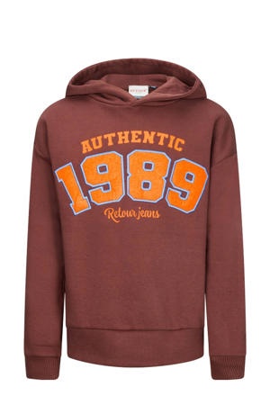 hoodie donkerrood