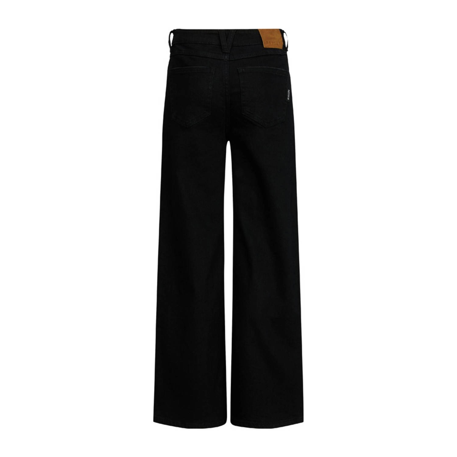 Retour Jeans wide leg jeans zwart