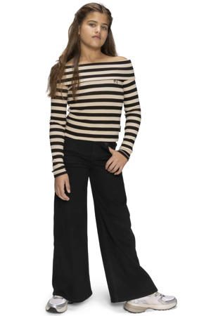 wide leg jeans zwart