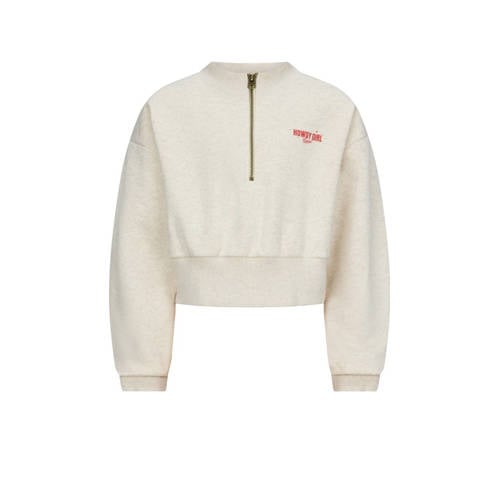 Retour Jeans sweater met backprint beige afbeelding