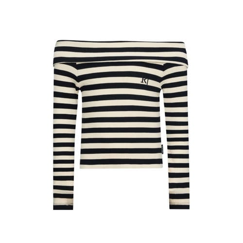 Retour Jeans off shoulder top zwart afbeelding