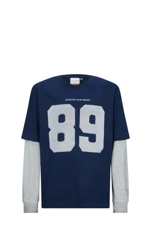 longsleeve blauw