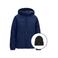 Retour Jeans gewatteerde jas  donkerblauw + muts