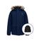 Retour Jeans parka donkerblauw + muts