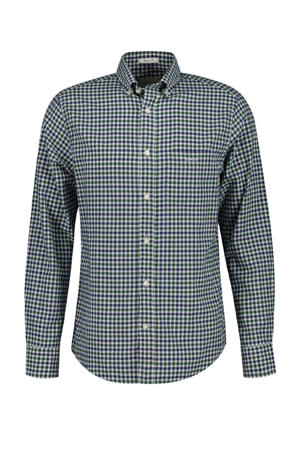 regular casual overhemd groen