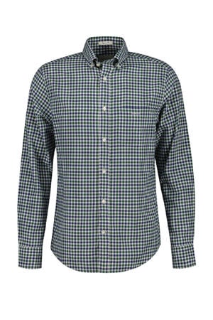 regular casual overhemd groen