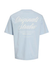 thumbnail: JACK & JONES JUNIOR T-shirt met backprint lichtblauw