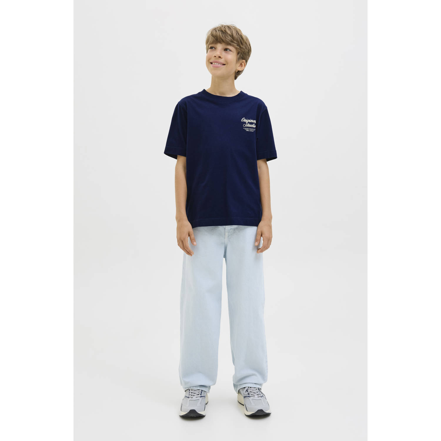 JACK & JONES JUNIOR T-shirt donkerblauw