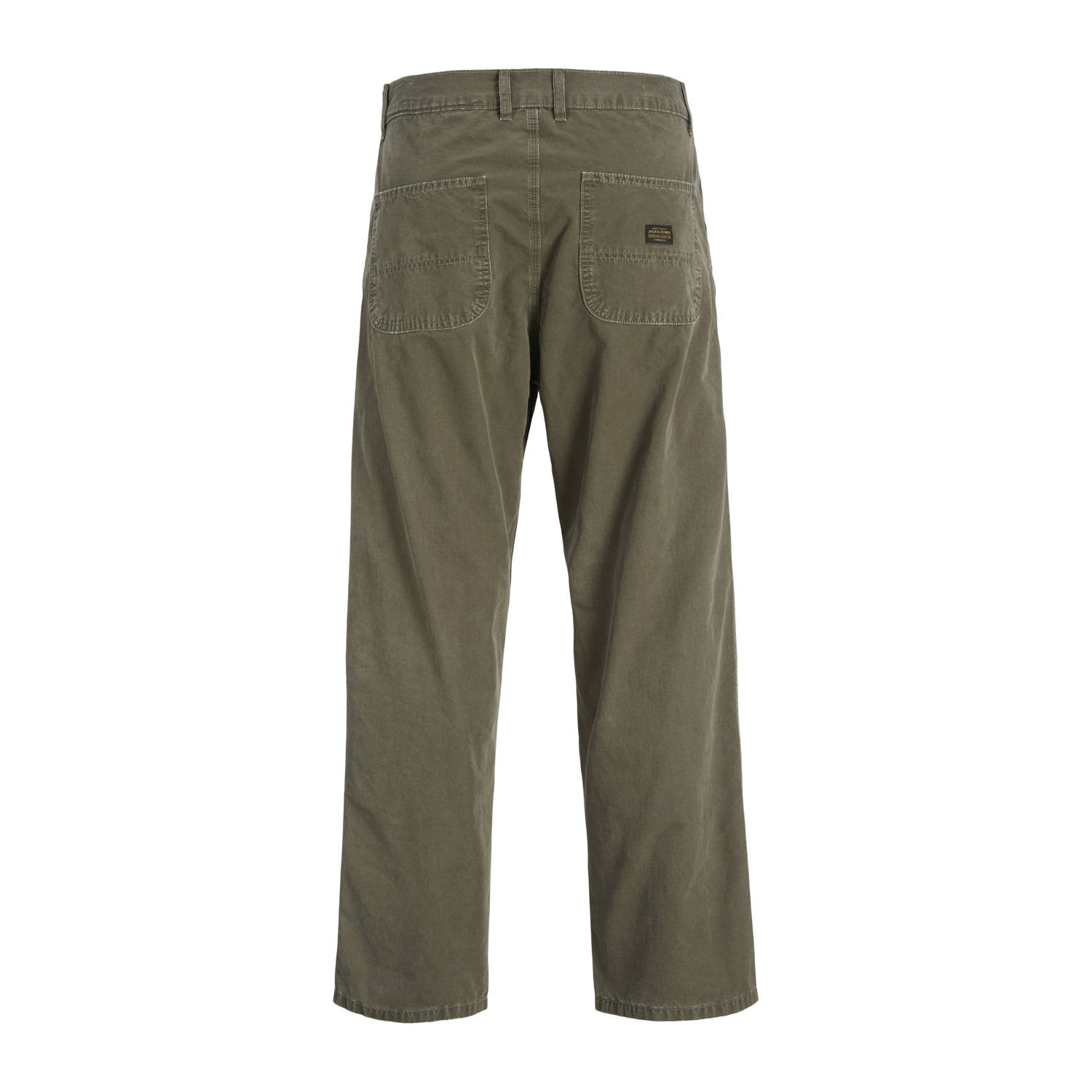 JACK & JONES JUNIOR loose casual broek donkergroen