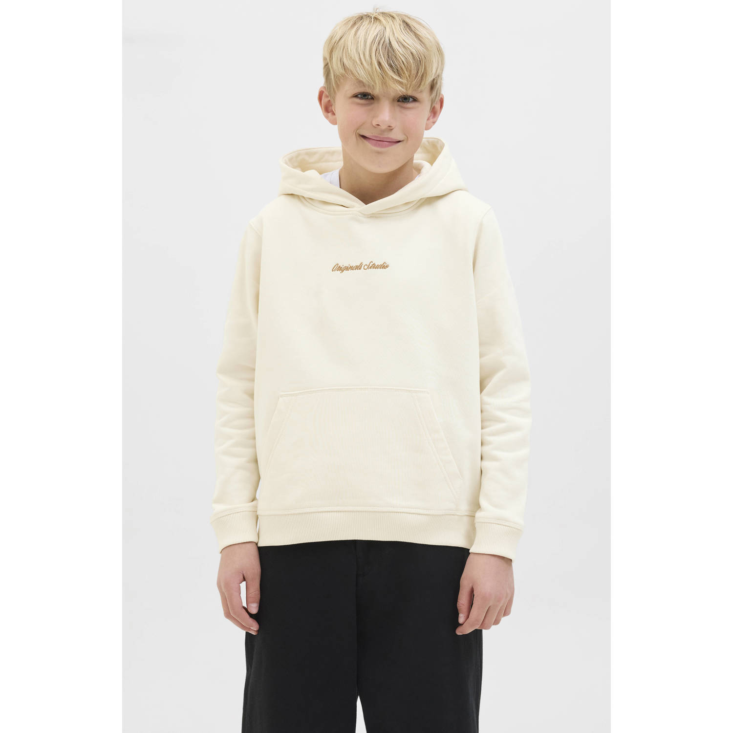 JACK & JONES JUNIOR hoodie ecru