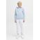 JACK & JONES JUNIOR hoodie met backprint lichtblauw