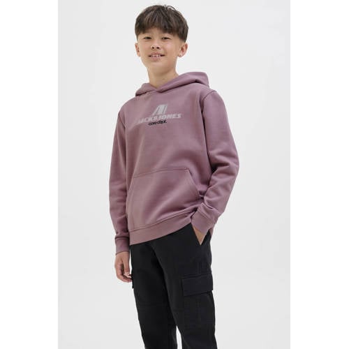 JACK & JONES JUNIOR hoodie paars afbeelding
