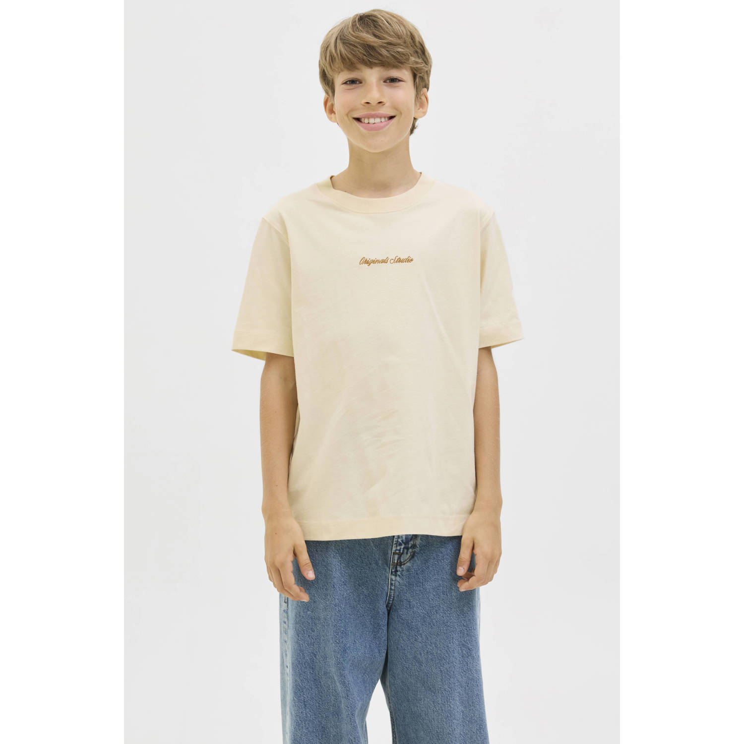 Jack & Jones Junior T-shirt JORNORREBRO EMB TEE SS CN NOOS JNR